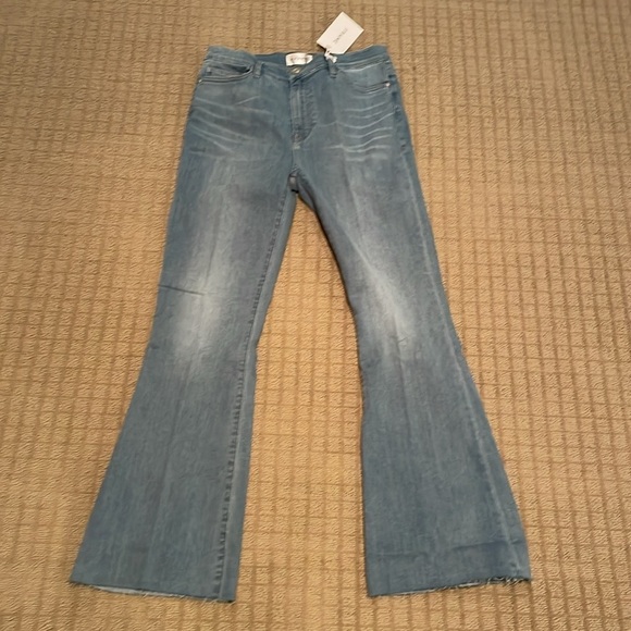 Frame Denim Women's Light Blue Flare Jeans - Picture 4 of 6